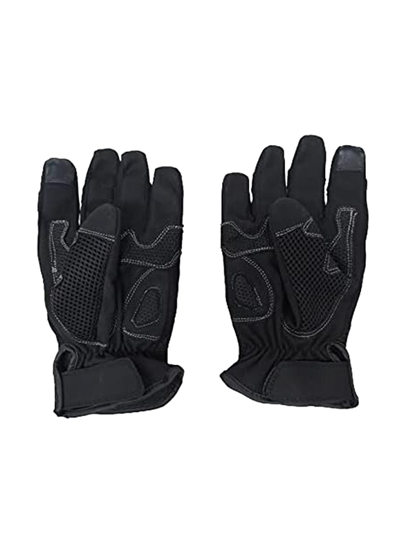 Tuff Trading Corporation Men Gloves for Bike, Large, Black